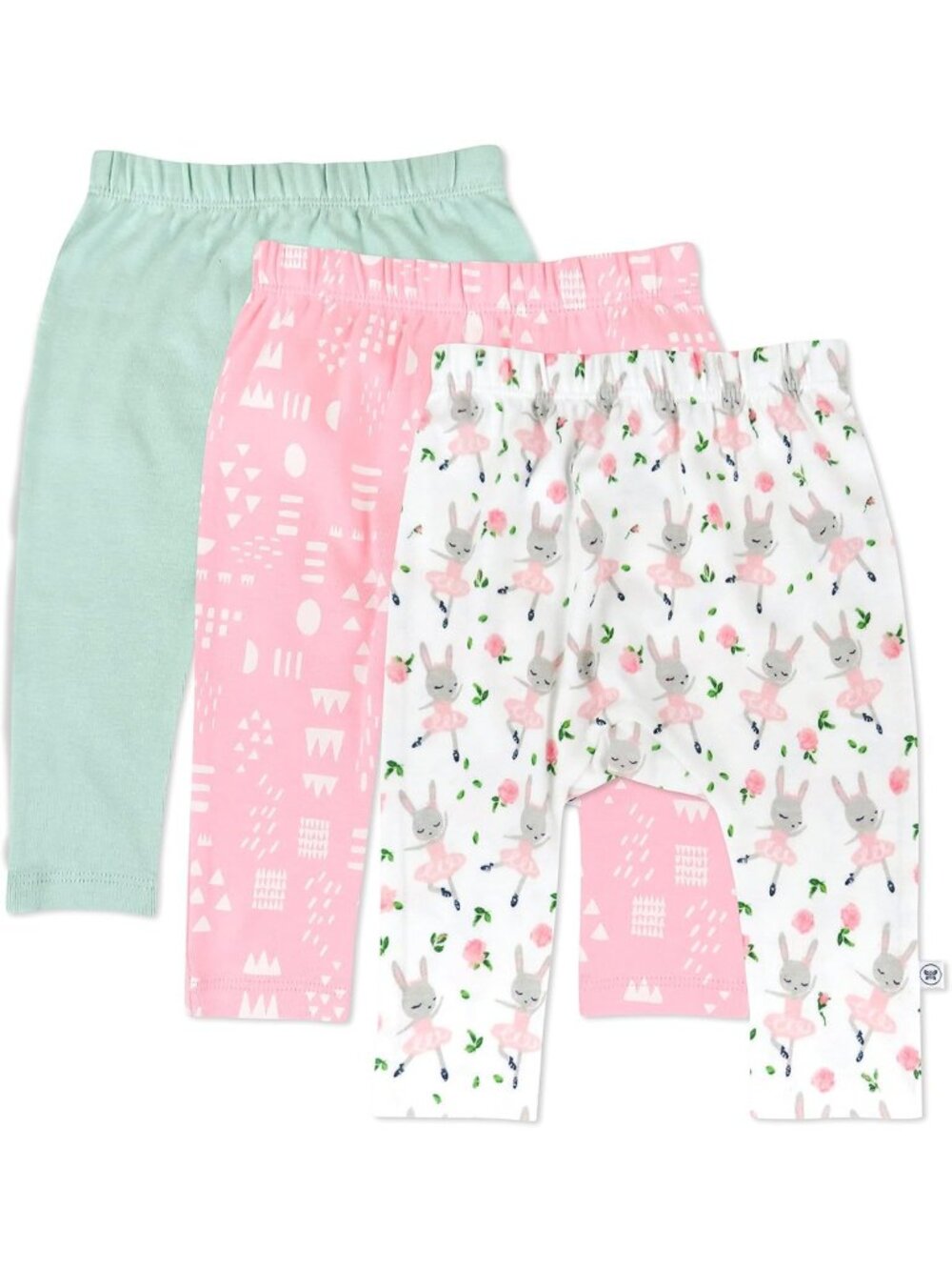 Unisex Organic Cotton Harem Pants for Babies | Roomy Fit Pull-On Bottoms